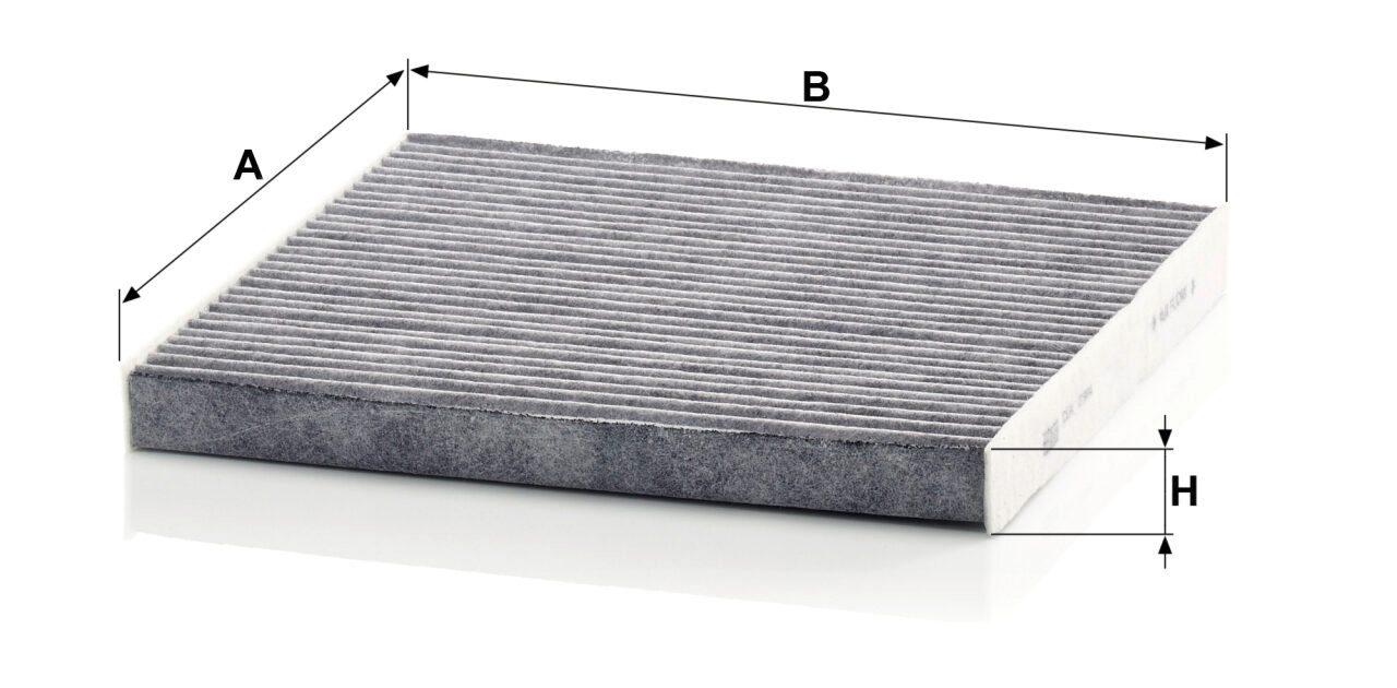 Mann CUK 2544 Cabin Air Filter CUK2544