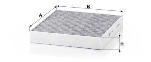 Mann CUK 2559 Cabin Air Filter CUK2559