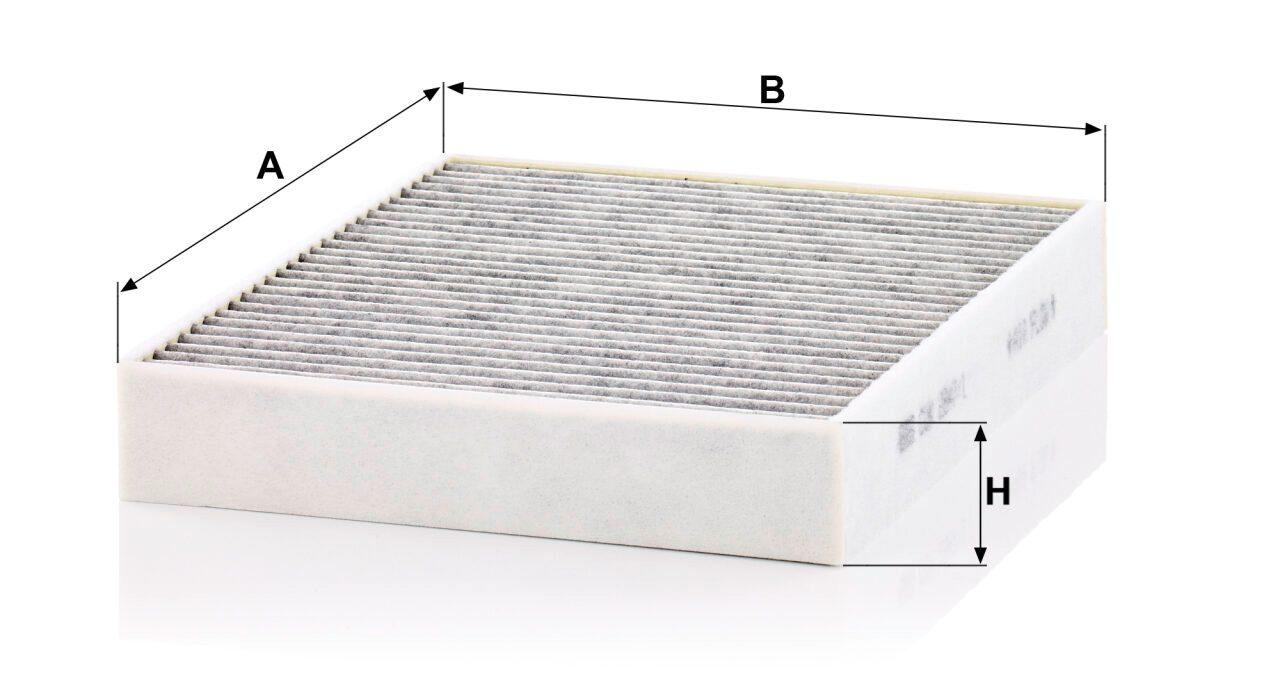 Mann CUK 2847/1 Cabin Air Filter CUK28471