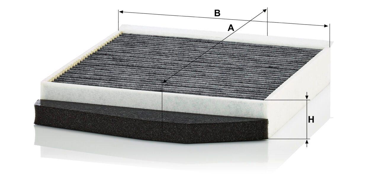 Mann CUK 2855/1 Cabin Air Filter CUK28551