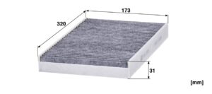 Mann CUK 3139 Cabin Air Filter CUK3139