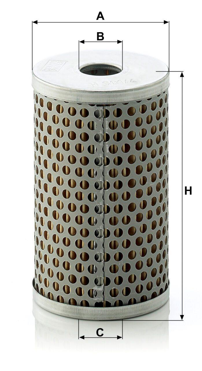 Mann H 601/4 Hydraulic Oil Filter H6014