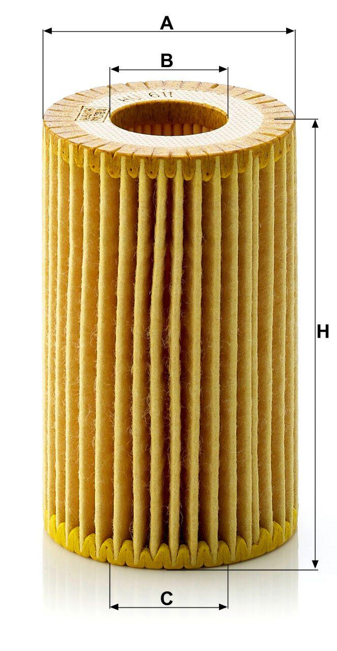 Mann HU 611 X Oil Filter HU611X