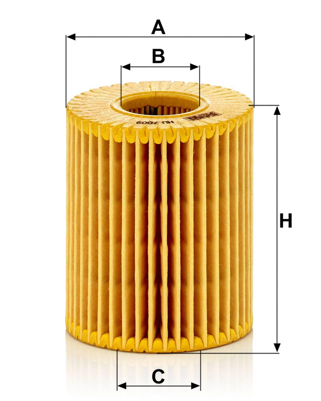 Mann HU 7009 Z Oil Filter HU7009Z