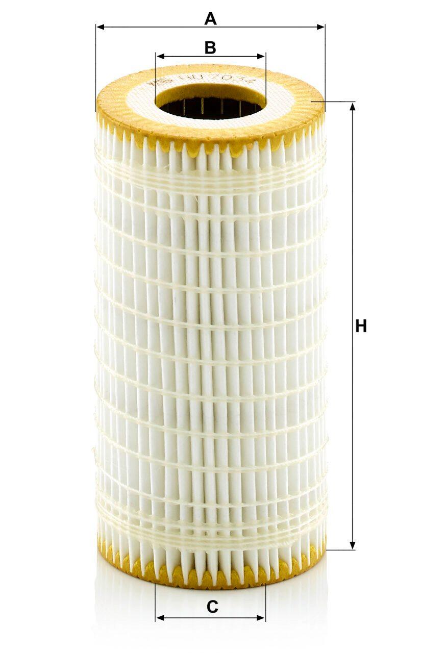 Mann HU 7034 Z Oil Filter HU7034Z