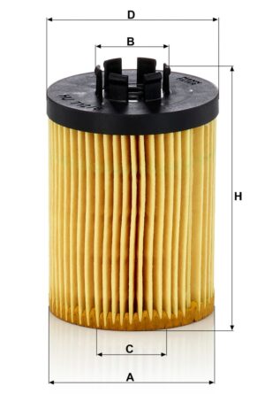 Mann HU 712/8 X Oil Filter HU7128X