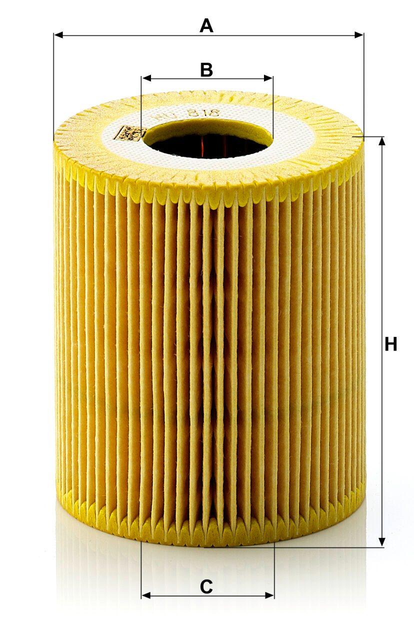 Mann HU 818 X Oil Filter HU818X