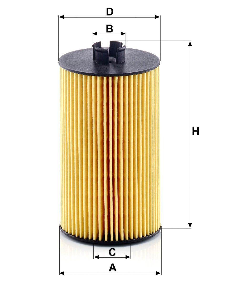 Mann HU 931/6 X Oil Filter HU9316X