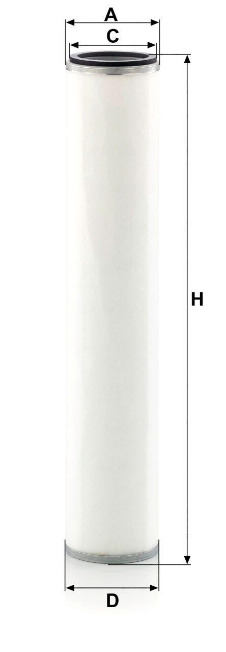 Mann LE 25 001 Air Oil Separator LE25001