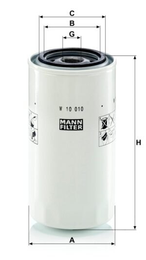 Mann W 10 010 Breather Filter W10010