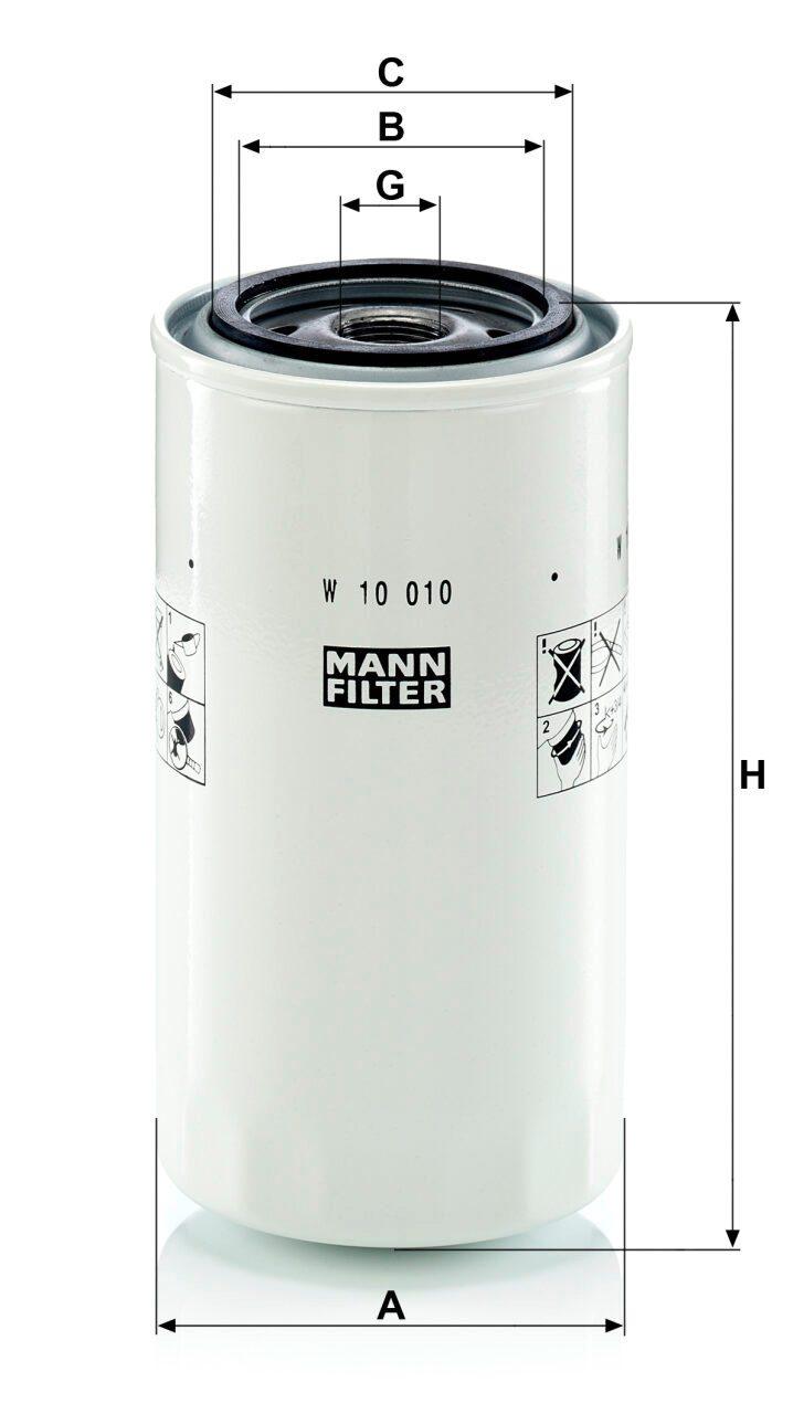 Mann W 10 010 Breather Filter W10010