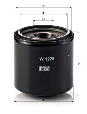 Mann W 1228 Oil Filter W1228