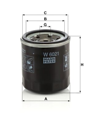 Mann W 6021 Oil Filter W6021