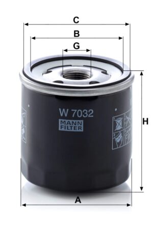 Mann W 7032 Oil Filter W7032