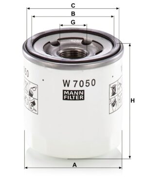 Mann W 7050 Oil Filter W7050