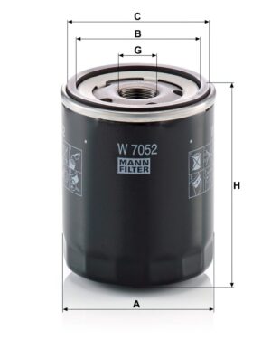 Mann W 7052 Oil Filter W7052