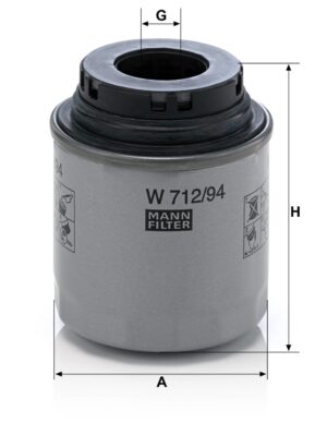 Mann W 712/94 Oil Filter W71294