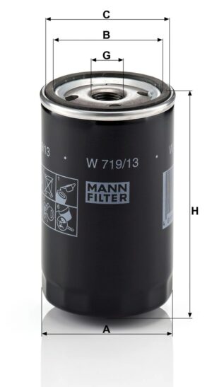 Mann W 719/13 Oil Filter W71913