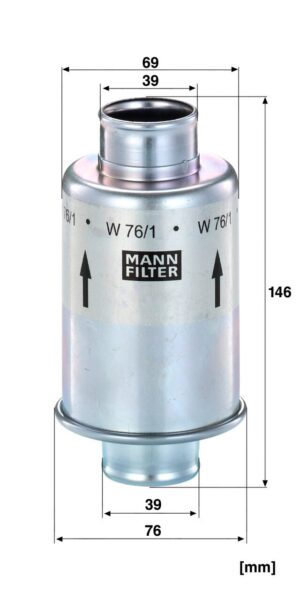 Mann W 76/1 Hydraulic Filter W761