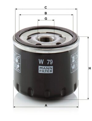 Mann W 79 Oil Filter W79