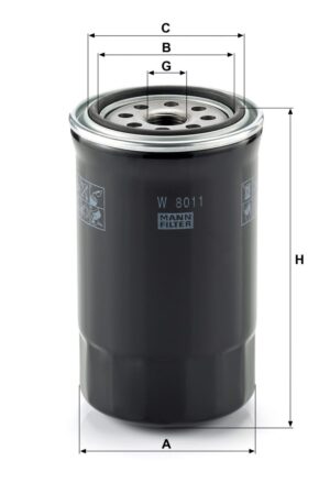 Mann W 8011 Oil Filter W8011
