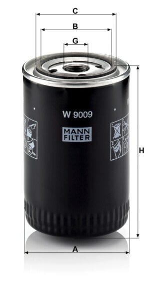 Mann W 9009 Oil Filter W9009