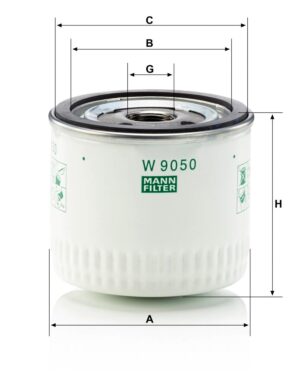 Mann W 9050 Oil Filter W9050
