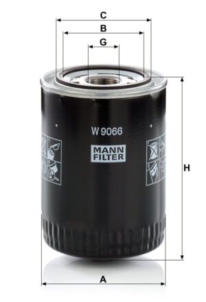 Mann W 9066 Oil Filter W9066
