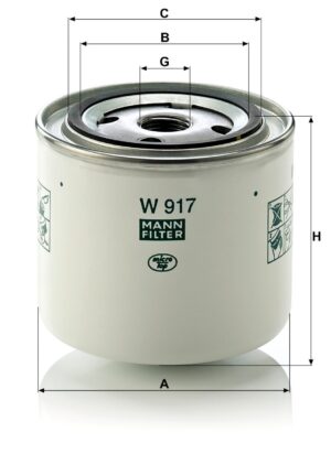 Mann W 917 Oil Filter W917