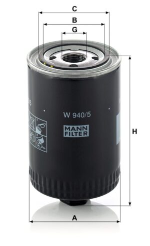 Mann W 940/5 Oil Filter W9405