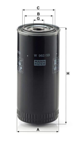 Mann W 962/53 Oil Filter W96253