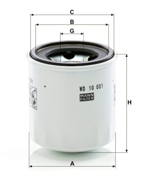 Mann-Filter WD 10 001 X Hydraulic Oil Filter WD10001X