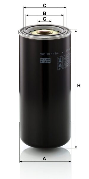 Mann WD 13 145/4 Hydraulic Filter WD131454