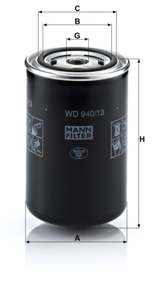 Mann WD 940/13 Oil Filter WD94013