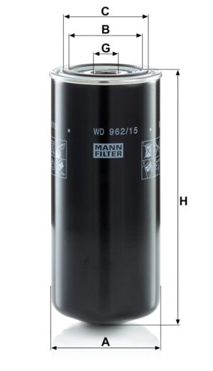 Mann WD 962/15 Oil Filter WD96215