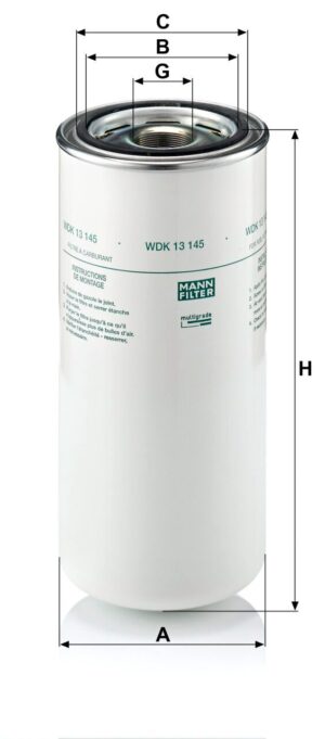 Mann WDK 13 145 Fuel Filter WDK13145