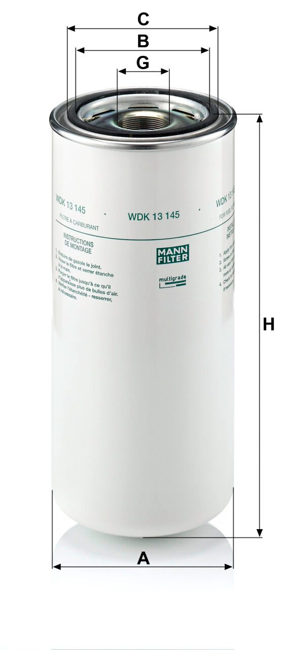 Mann WDK 13 145 Fuel Filter WDK13145
