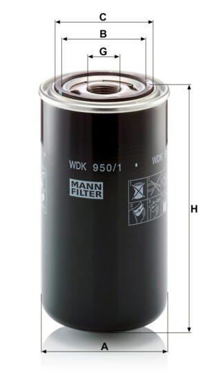Mann WDK 950/1 Fuel Filter WDK9501