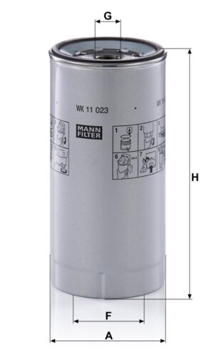 Mann WK 11 023 Z Fuel Filter WK11023Z