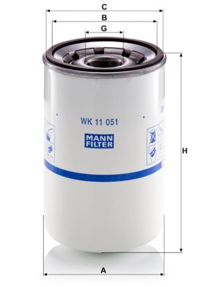 Mann WK 11 051 Fuel Filter WK11051