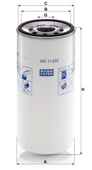 Mann WK 11 055 Fuel Filter WK11055