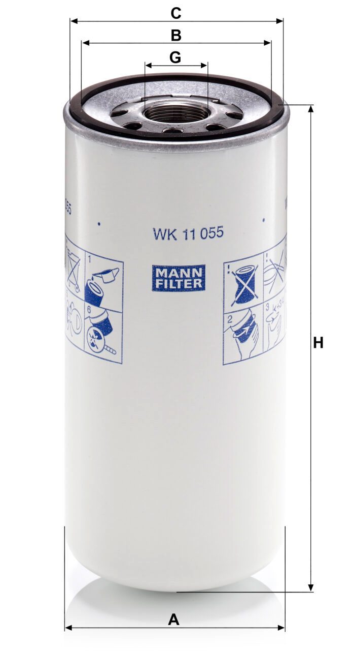 Mann WK 11 055 Fuel Filter WK11055