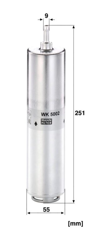 Mann WK 5002 Fuel Filter WK5002