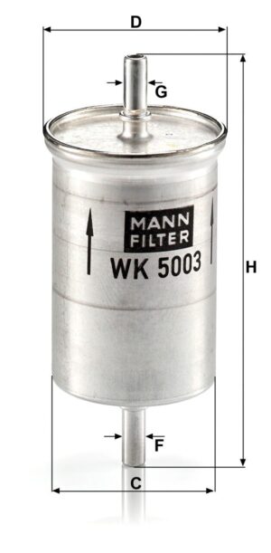Mann WK 5003 Fuel Filter WK5003