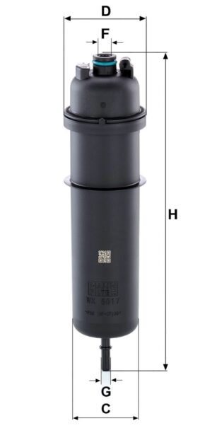 Mann WK 5017 Fuel Filter WK5017