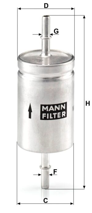 Mann WK 512 Fuel Filter WK512