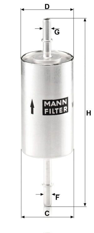 Mann WK 512/1 Fuel Filter WK5121