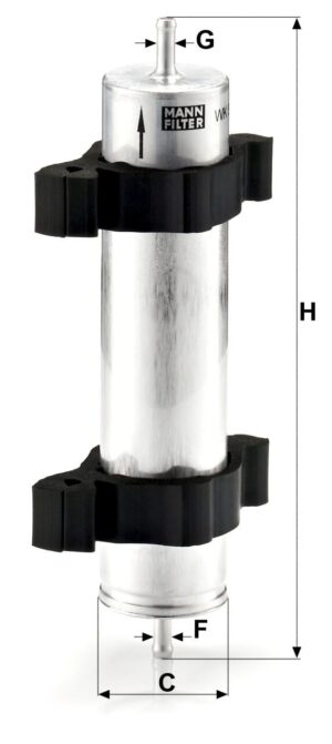 Mann WK 521/2 Fuel Filter WK5212