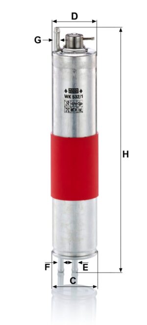 Mann WK 532/1 Fuel Filter WK5321