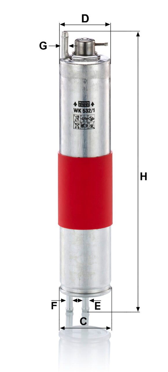 Mann WK 532/1 Fuel Filter WK5321